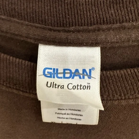 Vintage Phoenix SKI Club Graphic Long Sleeve T-Shirt Brown Cotton Shirt Size XL - Picture 3 of 6